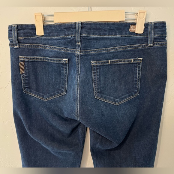 PAIGE Jeans Skyline Peg Straight Leg Stretch Skinny Denim Jean SZ 29 LIKE NEW! - Picture 5 of 15